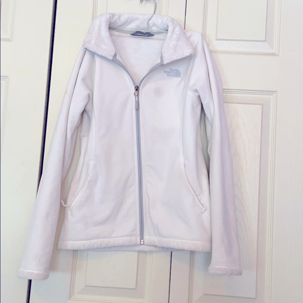 north face jacket white